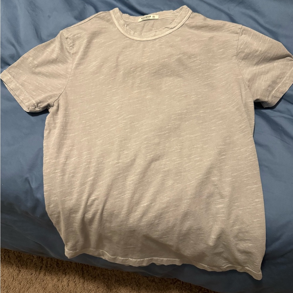 Buck Mason XS Pima Curved Hem Tee